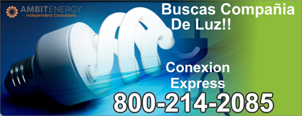 Ambit Energy Electricidad Residencial Irving Tx | 8002142085 Buscas servicio de luz yo puedo ayudarte para que tengas tu servicio de luz el mismo dia, llamanos ya para poder ayudarte con tu proceso para que tengas tu servicio de luz es super facil para que tengas tu servicio el mismo dia